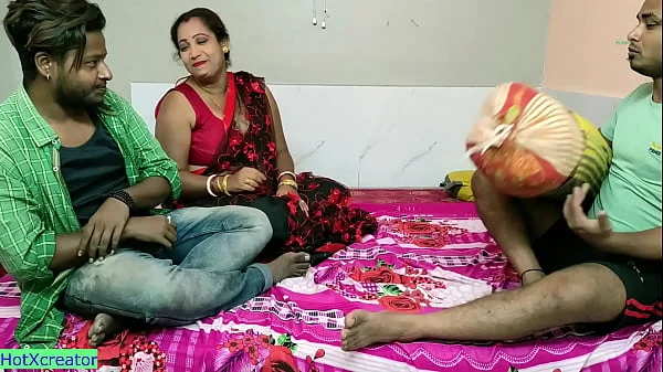 Desi Randi Wife Sharing sex with Ex Husband! Threesome Sex